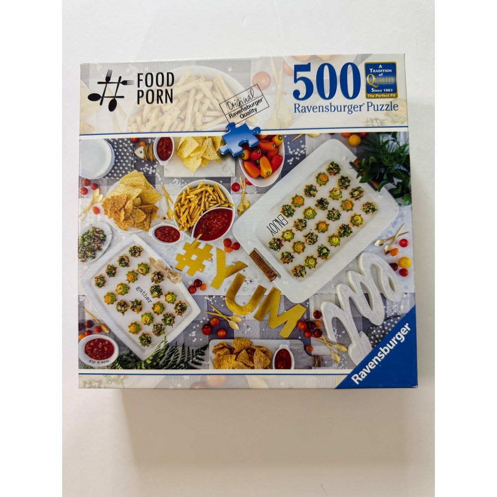Ravensburger Food Porn #Yum 500 Piece Jigsaw Puzzle Foodie Appetizers 824175